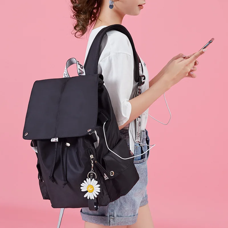Женские школьные рюкзаки Mochila Escolar с защитой от кражи и USB зарядкой