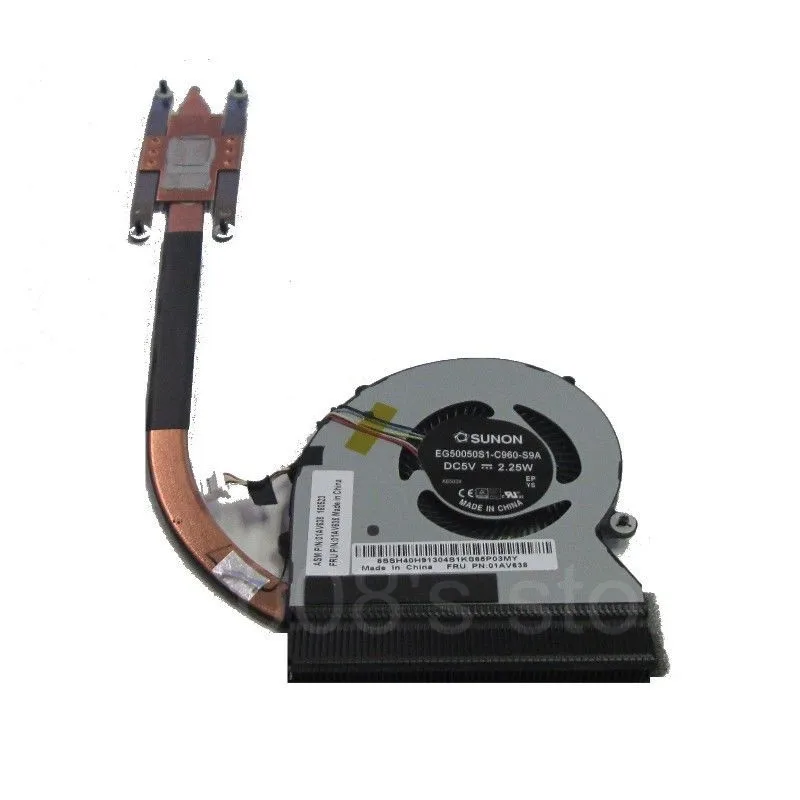

New CPU Cooler Fan/Heatsink For Lenovo ThinkPad S2 Chromebook 13 01AW380 EG50050S1-C960-S9A 5V 2.25W Radiator