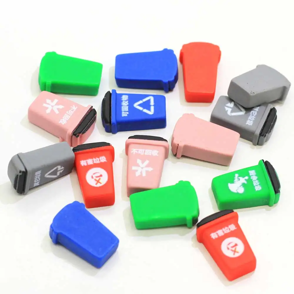 

20/50/100pcs Miniature 3D Trash Can Flat Back Resin Cabochons Embellishments Handmade DIY Scrapbooking Decoration Craft