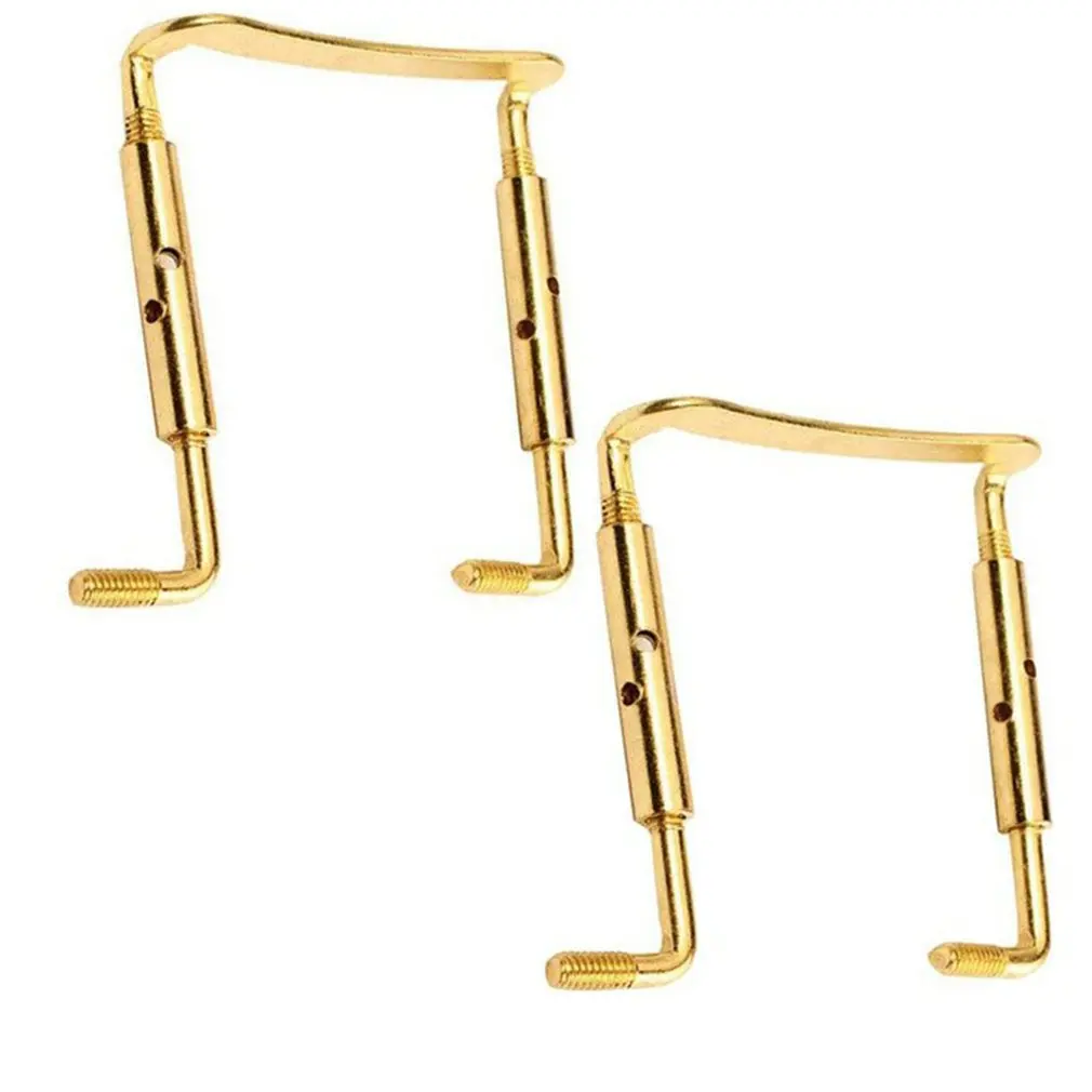 2 pcs New high quality Violin Chin rest Clamp Screw Silver 4/4, Violin Parts Violin Replacement