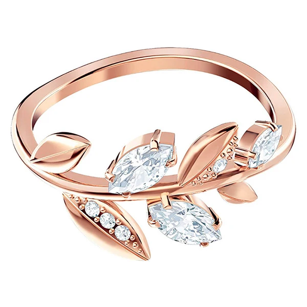 Новинка, изысканное модное ожерелье в виде листьев маймухи, женский браслет, блестящий циркон, романтический подарок подруге на годовщину - Цвет: Ring7
