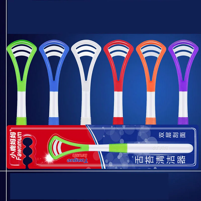 1pcs New Tongue Brush Tongue Cleaner Scraper Cleaning Tongue Scraper For Oral Care Oral Hygiene Keep Fresh Breath