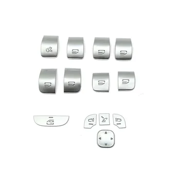 

Accessory Button Cover 13pcs/Set Inner Window Lift Switch Trim New High Quality