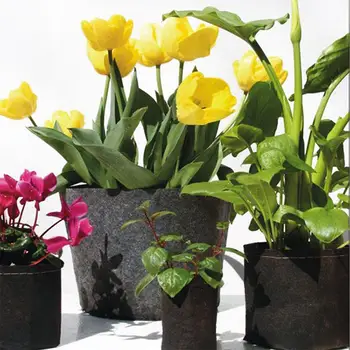 

Planting Belt Black Spring Practical Nonwoven Creative Balcony Plant Bag Plant Grow Bag Vegetable Storage Container