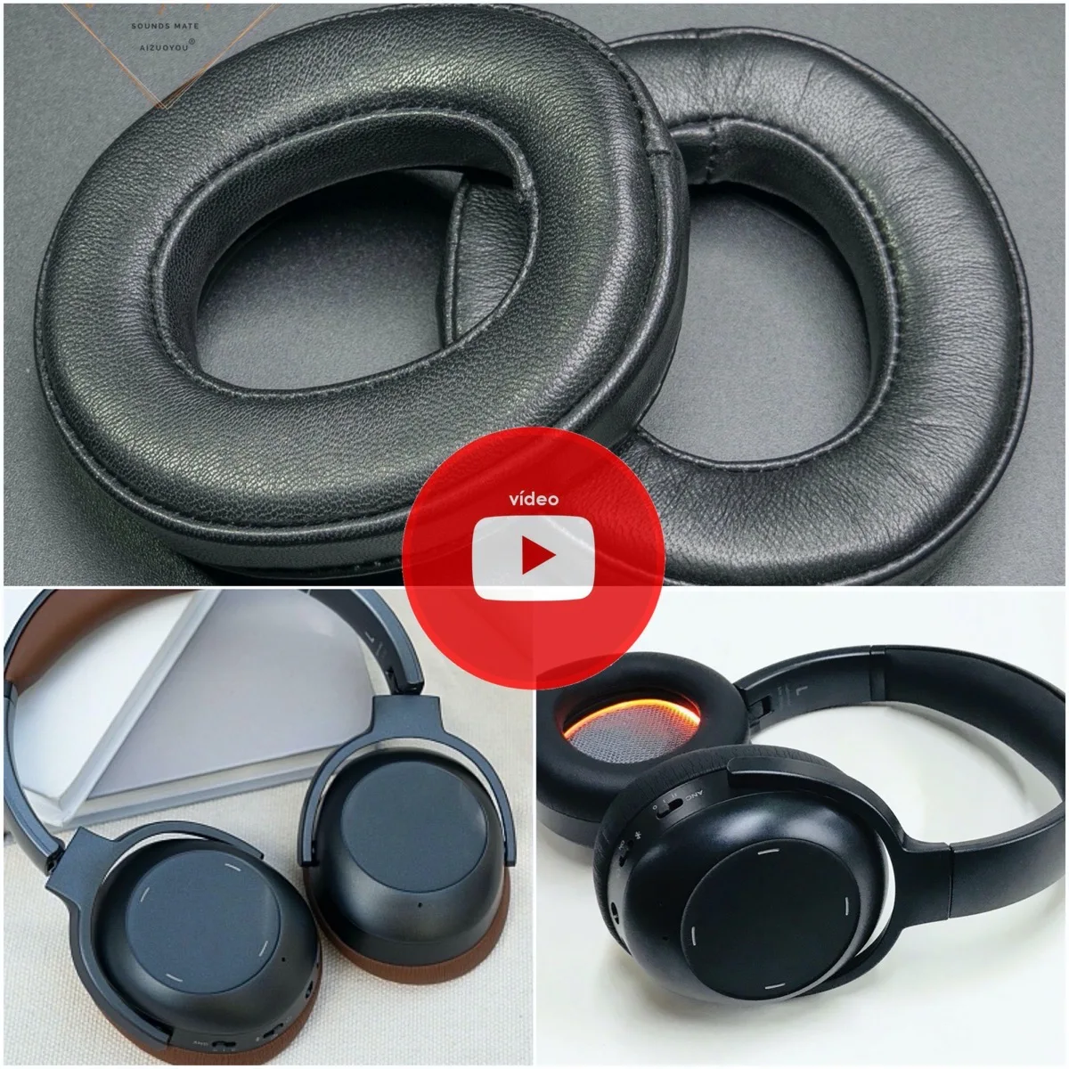 Sheepskin Ear Pads Foam Cushion For Beyerdynamic Lagoon ANC