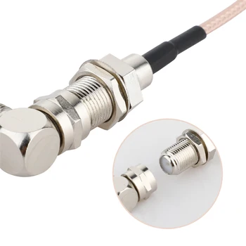 

1pcs RF Pigtail Cable F to CRC9 Connector F Female to CRC9 RG316 Pigtail Cable F Female to CRC9 Male
