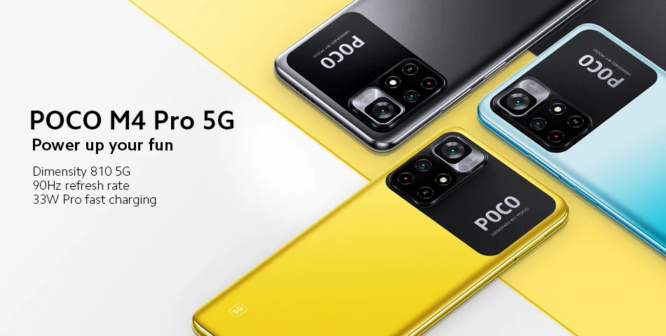 latest phone poco Global Version POCO M4 Pro 5G NFC 4GB 64GB / 6GB 128GB MTK Dimensity 810 Smartphone 6.6" 90Hz FHD+Dot Display 5000mAh 33W 50MP latest phone poco