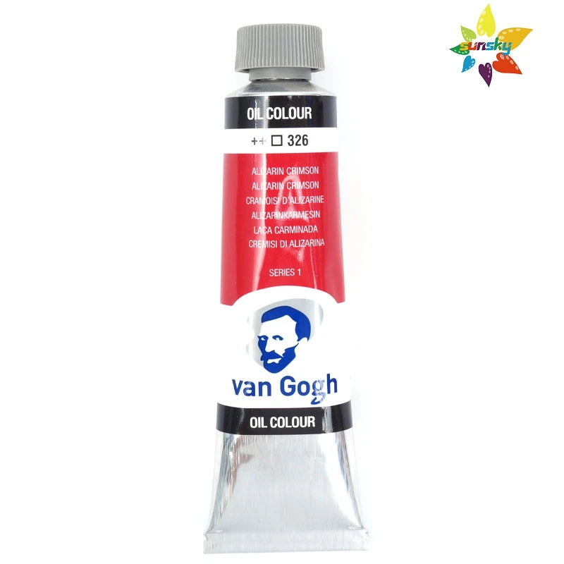 Original Van Gogh Superior quality Artist's Oil color pigment Delicate transparent single tubular 40 ml 66 colors Self selected
