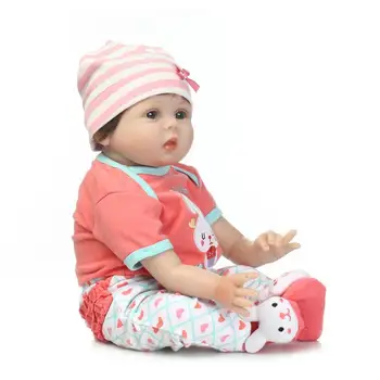 

NPK Supply of Goods New Style Model Infant Doll Environmentally Friendly Soft Silcone GIRL'S Toy Gift Creative