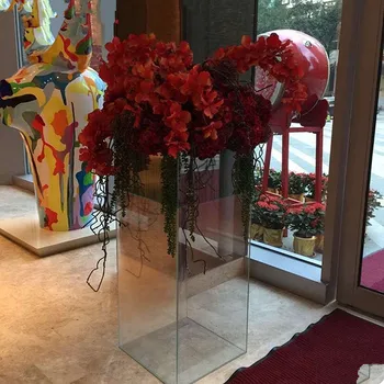 

6pcs 80cm tall )Acrylic wedding centerpiece pillar columns walkway stand use for wedding decoration