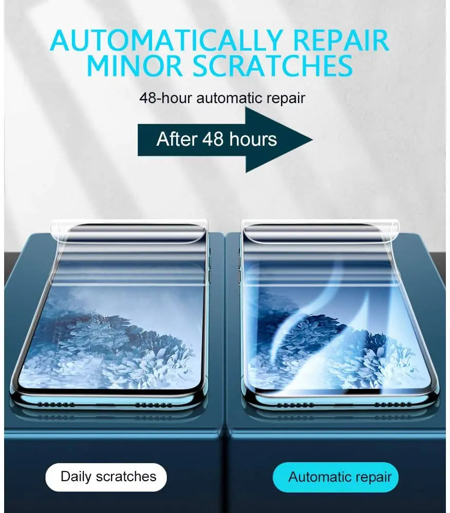 Защитная Гидрогелевая пленка для Samsung защитная A51 A50 A40 A20 Note 10 Plus S10 S20 A10 S8 S9 не