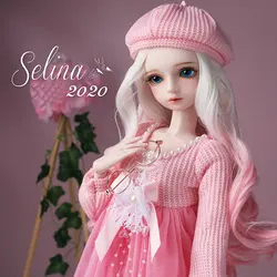 Bjd – poupée articulée 60cm, ensemble complet de jouets pour filles, pull à la mode, peint à la main, cadeau de noël, nouvelle collection 1/3 