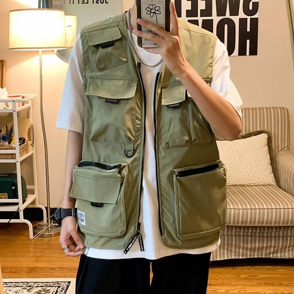 Japan Style Vest Jacket Militay Big 