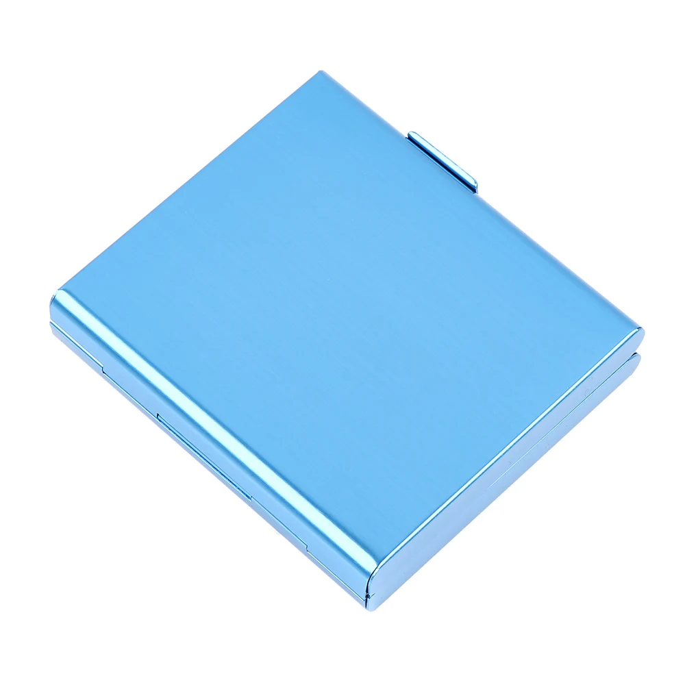 Алюминиевый чехол для хранения сигарет для 20 сигарет держатель двухсторонний откидной открытый карман-чехол для хранения сигарет контейнер подарки