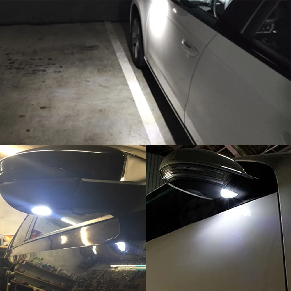 Комплект из 2 предметов с can bus светодиодный зеркала лужи огни для VW Volkswagen Jetta 10 15/09