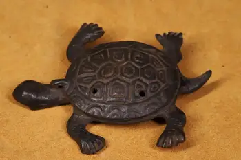 

wedding decoration Tibetan monastery collection of old bronzes hand-beating, chiseling, snake training whistle Turtle statue