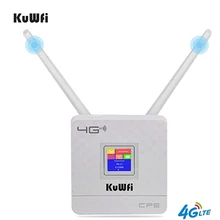 Tarjeta SIM 4G Router Wifi Router CPE inalámbrico CAT4 150Mbps 4G LTE FDD / TDD Desbloqueo Router con antenas externas WAN / LAN RJ45
