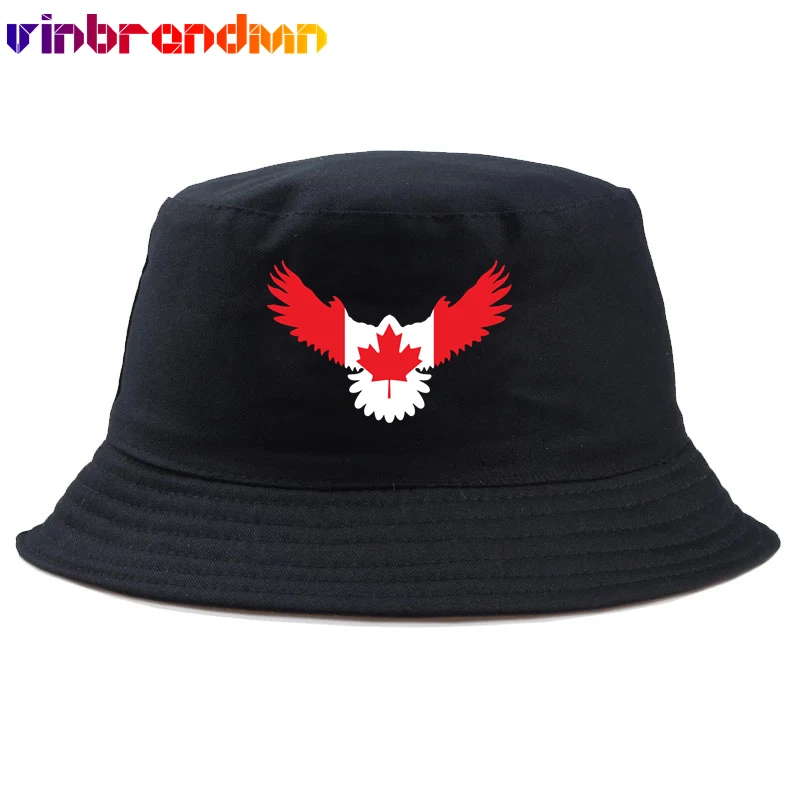 Canada Flag Logo Cappello Da Pescatore Unisex Divertente Bandiera Canada Stampa Design Cappello Da Pescatore Panama Canada Mappa Cap Pesca Visiera Par
