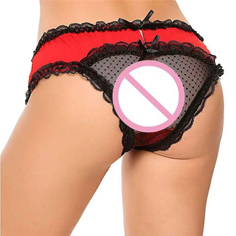 Sexy Women's Underpants Lingerie G-string Briefs Underwear Panties Bow T-string Thongs Knick Soutien Gorge Sexy Erotique 40OCT107