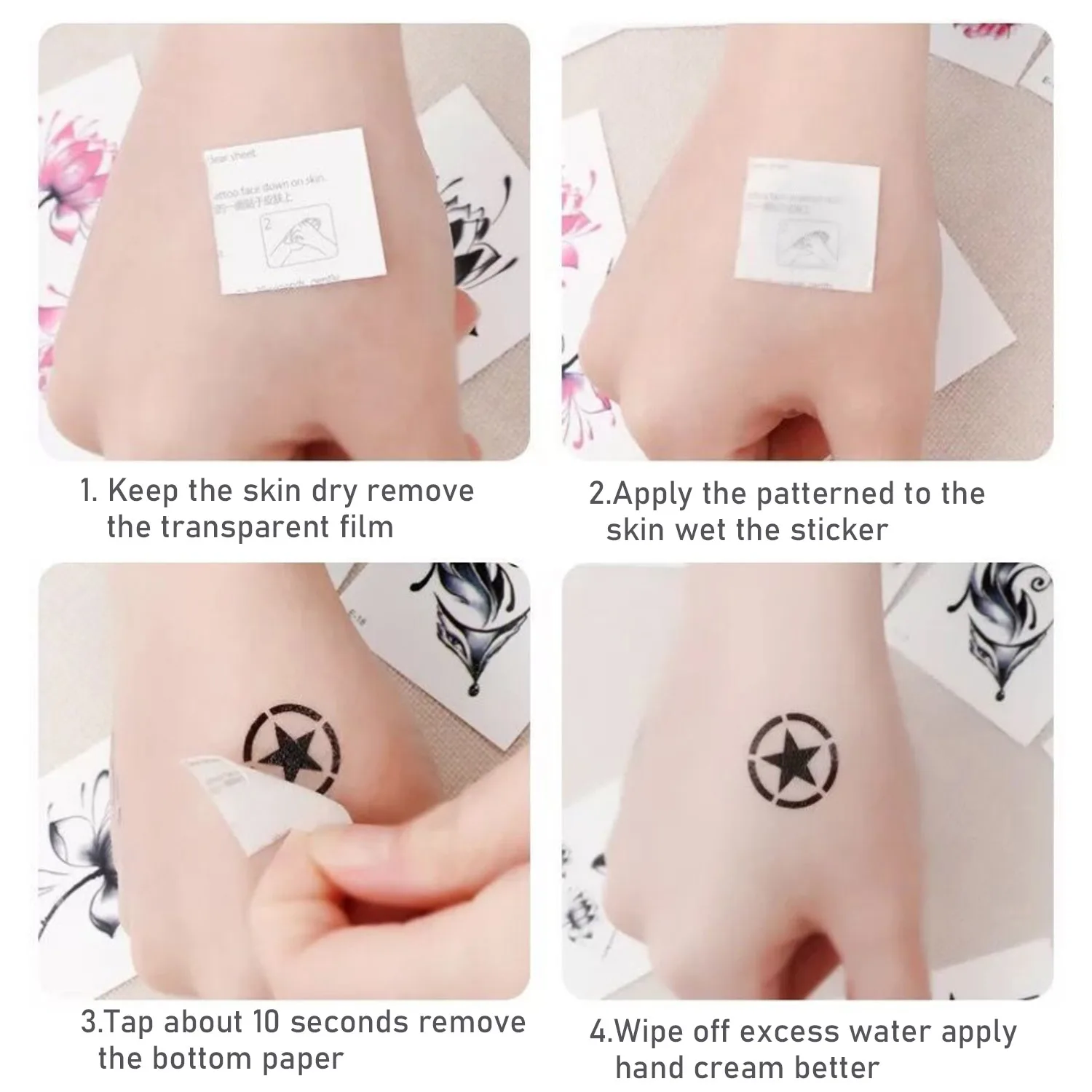 Glitter Tattoos Kit 24 Colors Glitter Powders + 120 Unique Tattoo Stencil + 7 Tools for Kid Adults Body Face Art Design