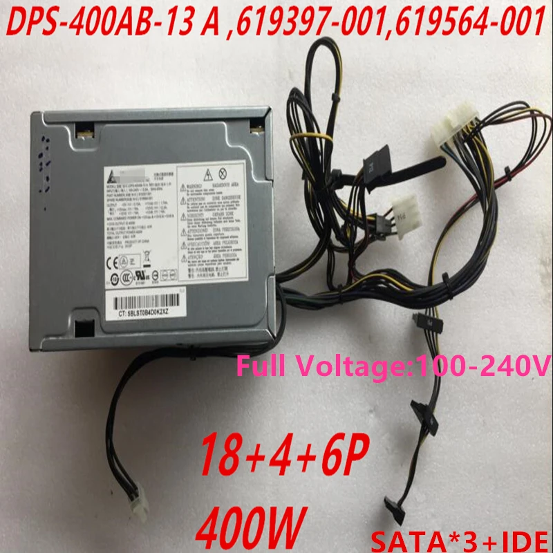 619397 619564 400 Watt HP Workstation Z210 Z220 Tower Power Supply DPS-400AB