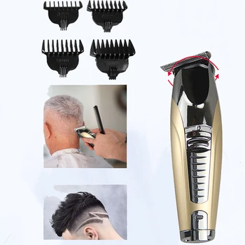 

Rechargeable Hair Clipper Electric Cordless Mini Hair Trimmer Hair Cutting Machine Stainless Steel Blade for Men Barber Hc-22