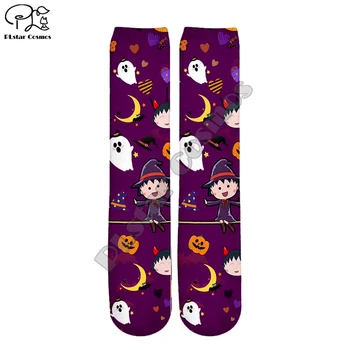 

Plstar Cosmos 3dPrint Socks Halloween All Saints Day long Socks Funny terror Horror Men Women high quality dropshopping a1