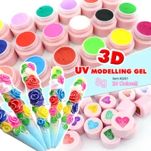 CANNI 3D/4D моделирование стереоскопический дизайн ногтей завод дизайн GDCOCO замочить от УФ светодиодный 8 г ногтей Живопись 3D Скульптура цветной гель