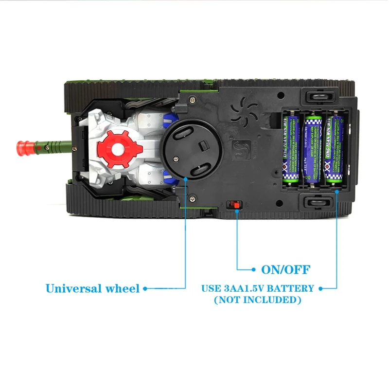  Electric Universal Deformation Tank Cool Car Robot Toy Radio Drifting Car With Sound LED Lights Tra