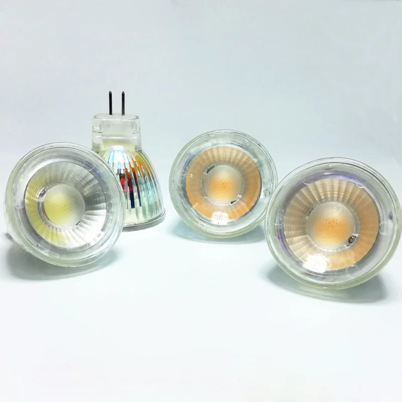 MR11 COB светодиодный светильник 3 Вт 5 7 9 AC/DC12V bombilas AC 220 В 110 Точечный теплый/холодный