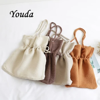 

Youda Woolen Knitted Braid Handbag Crochet Winter Korean Fashion Retro Chic Autumn And Winter Shoulder Bags Bags for Women 2020