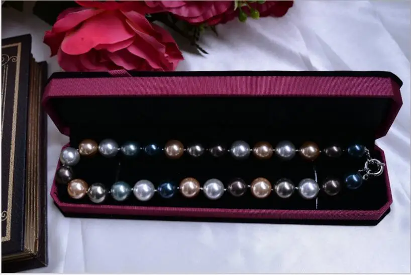 1116 Natural color shell pearl necklace all-match Necklace