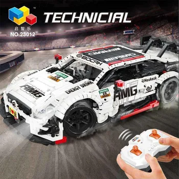 

Super Racing Car AMG C63 23012 Compatible Technic MOC-6687 6688 Building Block Bricks Educational Toys Christmas Gifts With Led