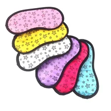 Нашивка EM10 со звездами для глаз, атласная ткань, рисунок из мультфильма, повязка для глаз, повязка для сна, размер, пятиконечная звезда, наглазник