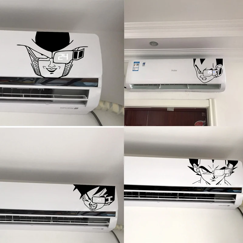 Дизайн Dragon Ball художественные виниловые наклейки, настенные наклейки, декор для детских комнат, кондиционер, декоративные наклейки, обои