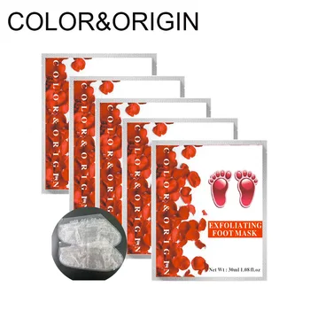 

Color&Origin Exfoliating Foot Mask Dead Skin Remover Foot Masks Socks For Pedicure Peeling Moisturizing Foot Film SPA Treatment