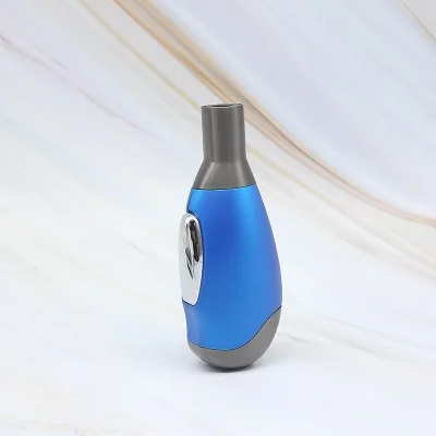 Blue Открытый барбекю Jet зажигалка фонарь газовая зажигалка ветрозащитный пистолет-распылитель 1300 C бутан металл сигары сигареты Зажигалка для кухни инструмент - Цвет: Blue