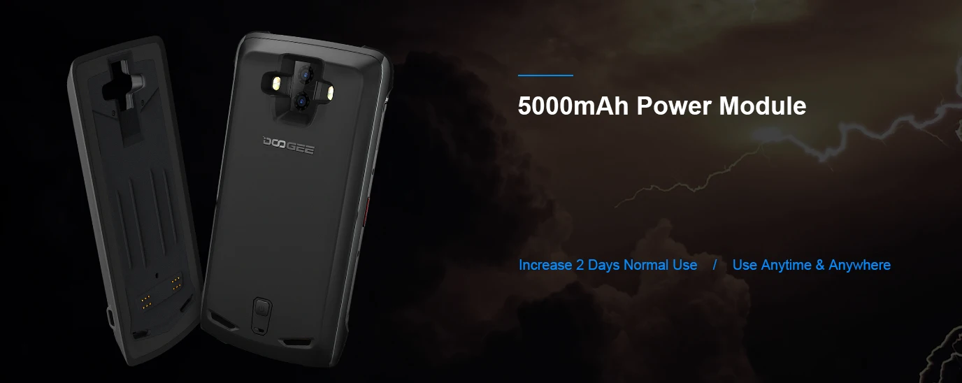 DOOGEE S90 IP68/IP69K прочный мобильный телефон Быстрая зарядка 6,18 ''19:9 экран 5050 мАч Восьмиядерный 6 ГБ 128 ГБ Android 8,1 Поддержка nfc