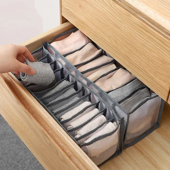 

Save Space Underwear Bra Socks Panty Storage Boxes Cabinet Organizers Wardrobe Closet Home Organization Drawer Divider Dormitory