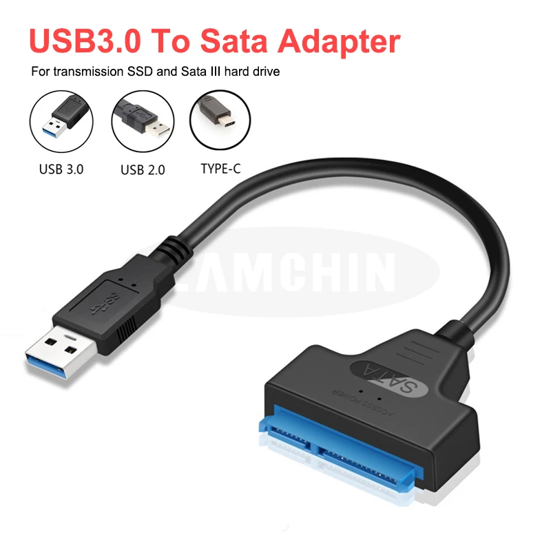 Sata USB кабель USB Sata 3,0 адаптер Suport 2,5 дюймов внешний SSD HDD жесткий диск 22 Pin Sata III кабель Sata к USB 3,0 адаптер