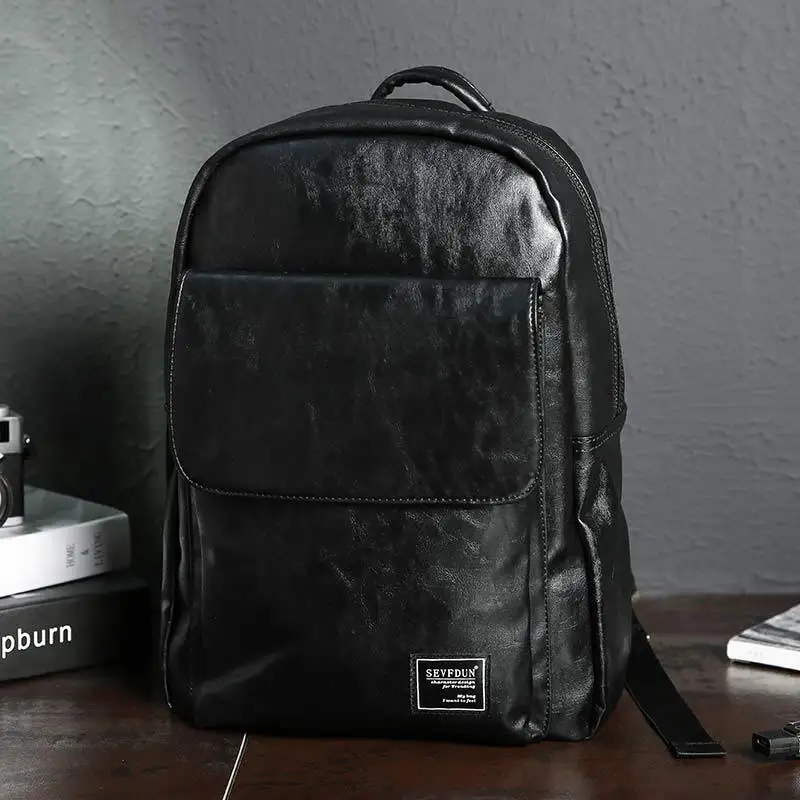 

Men Anti-Theft-Backpack Travel-Shoulder-Bag Larger-Capacity Female Vintage Korean-Fashion