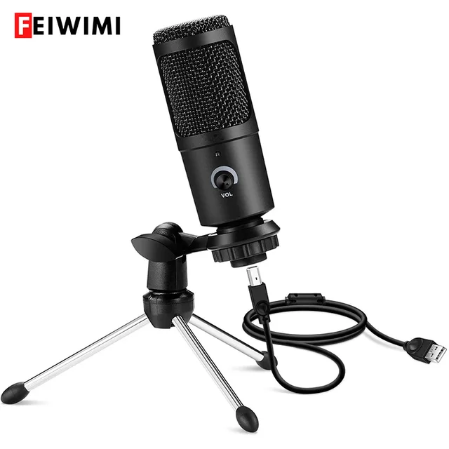 Professional USB Condenser Microphones For PC Computer Laptop Singing Gaming Streaming Recording Studio YouTube Video Microfon 1