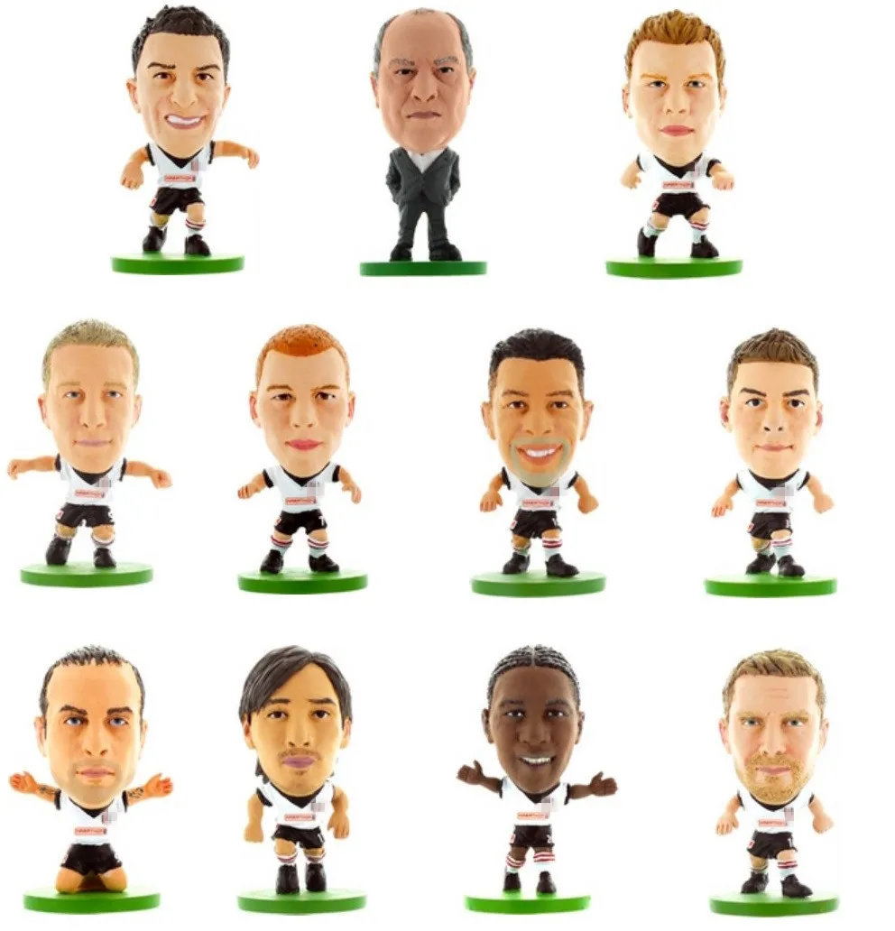 Soccerstarz футбол Berbatov Martin Jol Hughes Riise Hangeland фигурка 2 дюйма новинка в блистере | Игрушки