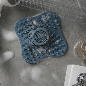 

2 Pcs Kitchen Sink Plug Home Toilet Sink Sewer Deodorizer Push-Type Anti-Hair Wash Basin Plug White+Black