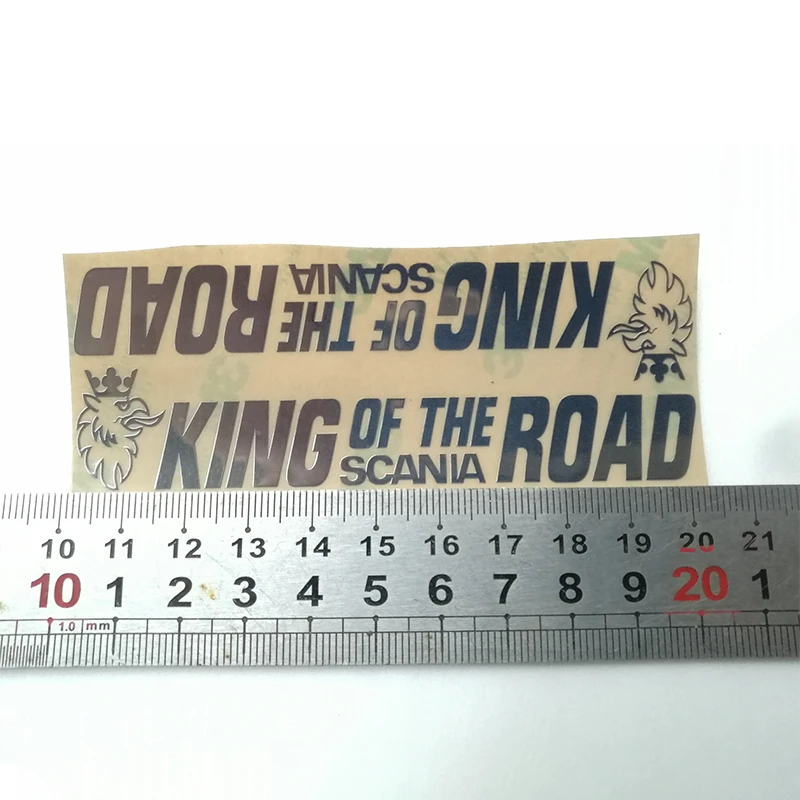 Metal Stickers Road King Paster for 1/14 Tamiya RC Truck Car SCANIA R730  R470 R620 56323 Diy Parts|Parts & Accessories| - AliExpress