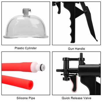 Breast Enlargement Pump Nipple Sucker Vaginal Pumping Cup Bondage Set Sex Toys For Women Couple Flirting Adult Games Product 18+ 5