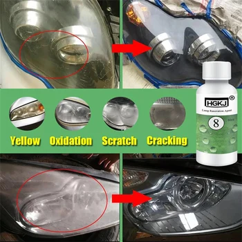 

Safety Car Headlight Refurbished Agent Restoration Repair Universal New