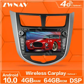 

Carplay Android 10 Screen Multimedia Player For HYUNDAI VERNA ACCENT SOLARIS GPS Navigation Auto Audio Radio Stereo BT Head Unit
