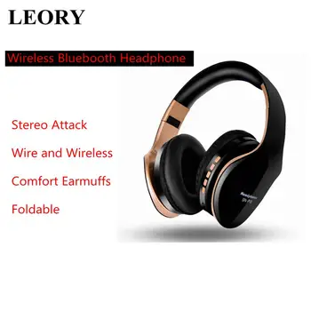 

LEORY SN-P18 Wireless bluetooth Headphone Foldable Stereo Hi-Fi 3.5mm Audio TF Card Gaming Music Earphone with Mic for PC PUBG
