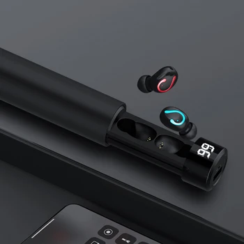 

Mini Wireless Bluetooth 5.0 Earphone 3D Stereo LED Display TWS Headphone With Mic Auto Pairing Headset Sports Waterproof Earbuds